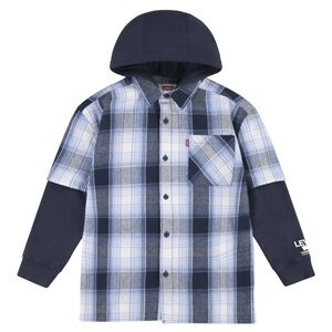 Levi’s Boys Hooded Woven Shirtt